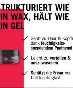 Sáp vuốt tóc Taft Power Wax Schwarzkopf, 75ml