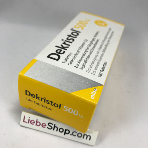 Dekristol 500 I.E bổ sung Vitamin D3 chống còi xương, loãng xương, 100 viên