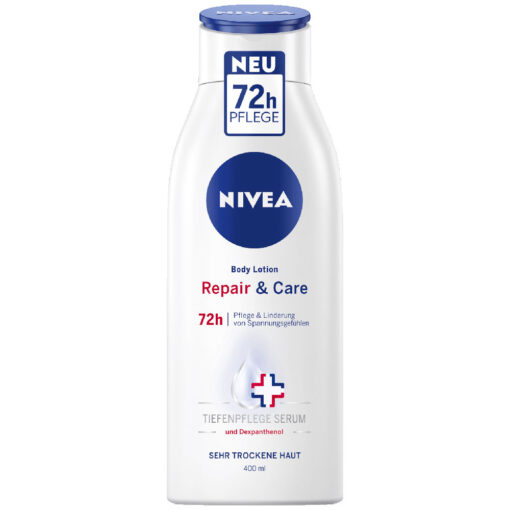 Sữa dưỡng thể Nivea Body Repair & Care 72h, 400 ml - cho da rất khô