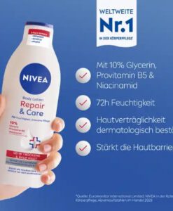 Sữa dưỡng thể Nivea Body Lotion Repair &Care 72h, 400 ml
