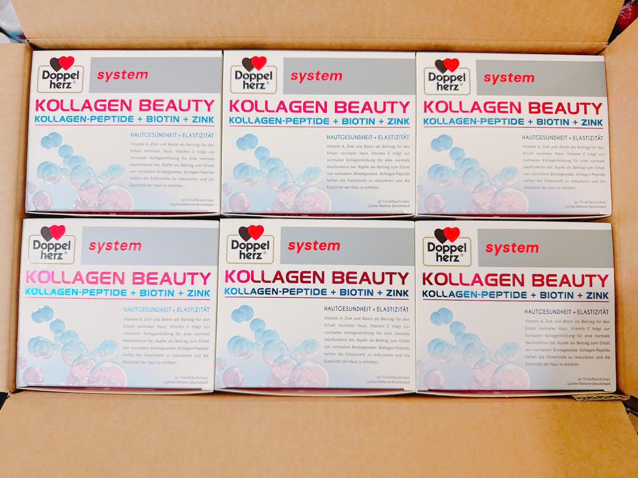 Collagen thủy phân Doppelherz system KOLLAGEN BEAUTY, 30x25ml Collagen thủy phân Doppelherz system KOLLAGEN BEAUTY, 30x25ml