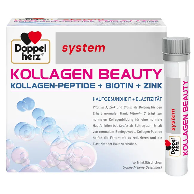 Collagen thủy phân Doppelherz system KOLLAGEN BEAUTY, 30x25ml