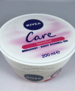 Kem dưỡng ẩm Nivea Care Sensitive chống khô da nứt nẻ cho da nhạy cảm, 200ml