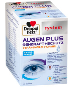 Viên uống bổ mắt Doppelherz system AUGEN PLUS Sehkraft + Schutz, 120 viên