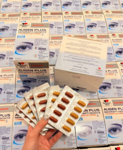 Viên uống bổ mắt Doppelherz system AUGEN PLUS Sehkraft + Schutz, 120 viên