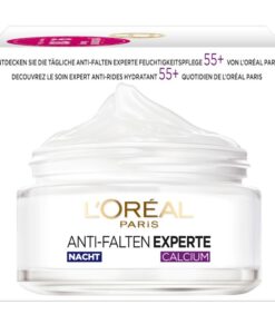 Kem dưỡng da Loreal Anti-Falten Experte 55+ giảm nếp nhăn tái tạo da ban đêm, 50ml