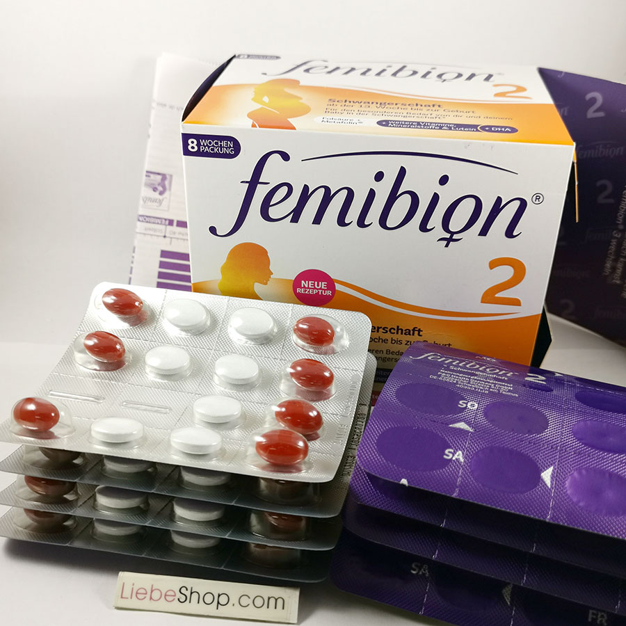 Vitamin tổng hợp cho bà bầu FEMIBION 2 Schwangerschaft 2x56v Đức