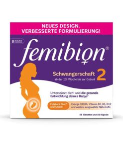 Vitamin tổng hợp cho bà bầu FEMIBION 2 Schwangerschaft - cho bà bầu từ tuần thứ 13, hộp dùng 8 tuần (2x56 viên)