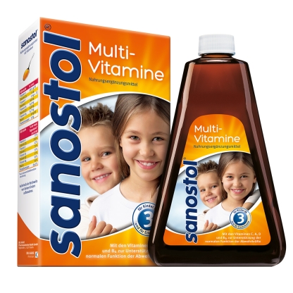 Multi-Vitamin Sanostol số 3 - vitamin tổng hợp cho trẻ từ 3 tuổi, 460ml