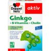 Viên uống bổ não Doppelherz Ginkgo + B-Vitamine + Cholin, 40 viên