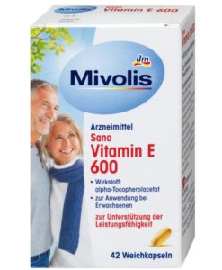 Viên uống Mivolis Sano Vitamin E 600, 42 viên