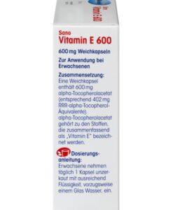 Viên uống Mivolis Sano Vitamin E 600, 42 viên