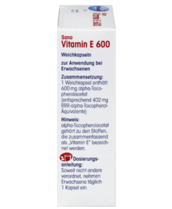 Viên uống Mivolis Sano Vitamin E 600, 42 viên