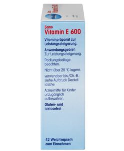 Viên uống Mivolis Sano Vitamin E 600, 42 viên
