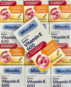 Viên uống Mivolis Sano Vitamin E 600, 42 viên