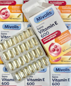 Viên uống Mivolis Sano Vitamin E 600, 42 viên