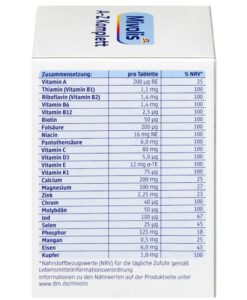 Vitamin tổng hợp Mivolis A-Z Depot bổ sung 24 vitamin và khoáng chất, 100 viên