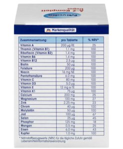 Vitamin tổng hợp Mivolis A-Z Depot bổ sung 24 vitamin và khoáng chất, 100 viên
