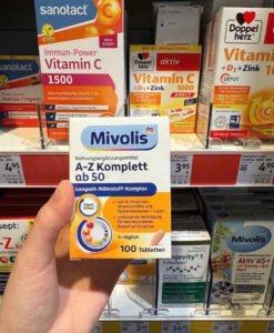 Vitamin tổng hợp Mivolis A-Z Depot ab50 cho người trên 50 tuổi, 100 viên