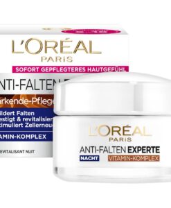 Kem dưỡng da Loreal Nachtcreme Anti-Falten Experte 65+ mờ nám giảm nếp nhăn ban đêm, 50ml