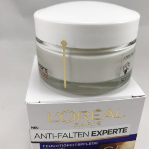 Kem dưỡng da L’Oréal Nachtcreme Anti-Falten Experte 65+ mờ nám giảm nếp nhăn ban đêm, 50ml