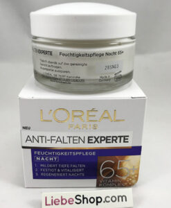 Kem dưỡng da L’Oréal Nachtcreme Anti-Falten Experte 65+ mờ nám giảm nếp nhăn ban đêm, 50ml