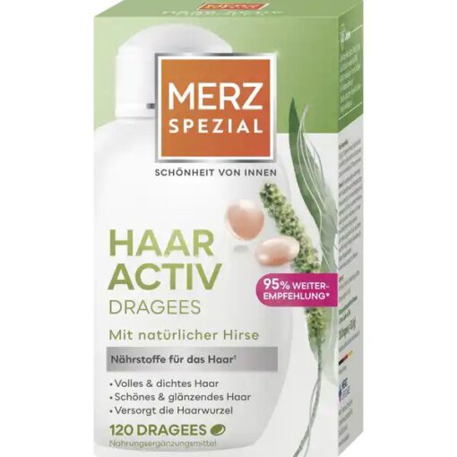 Thuốc mọc tóc Merz Spezial Haar-Activ Dragees, 120 viên