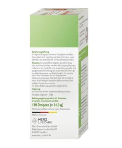 Thuốc mọc tóc Merz Spezial Haar-Activ Dragees, 120 viên