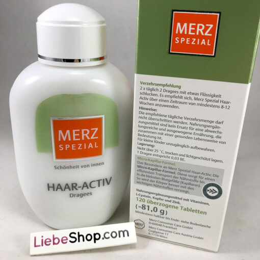 Thuốc mọc tóc Merz Spezial Haar-Activ Dragees, 120 viên