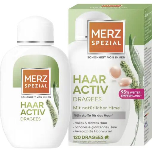 Thuốc mọc tóc Merz Spezial Haar-Activ Dragees, 120 viên