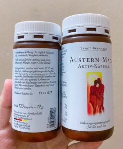 Viên uống tăng cường sinh lý Austern Maca Aktiv kapseln, 120 viên