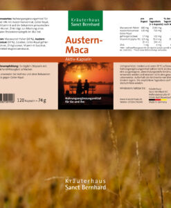 Viên uống tăng cường sinh lý Austern Maca Aktiv kapseln, 120 viên