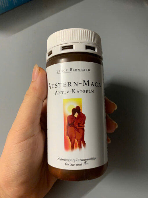 Viên uống tăng cường sinh lý Austern Maca Aktiv kapseln, 120 viên
