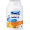 Viên uống bổ sung canxi Mivolis Calcium + D3, 300 viên