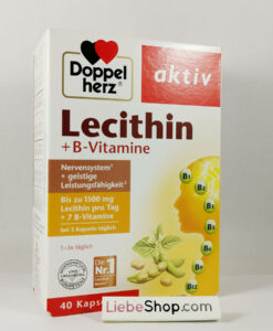 Viên uống Doppelherz aktiv Lecithin + B-Vitamine, 40 viên