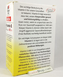 Viên uống Doppelherz aktiv Vitamin E 600 N, 80 viên