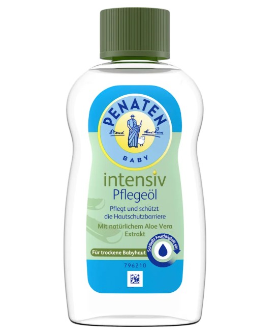Dầu massage Penaten Intensiv Pflegeöl chăm sóc da chuyên sâu cho trẻ sơ sinh, 200ml