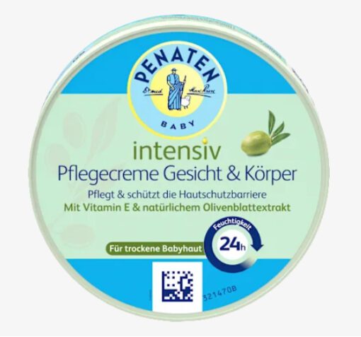 Kem dưỡng da Penaten Intensiv Pflegecreme Gesicht & Körper cho trẻ sơ sinh và trẻ em, 100 ml