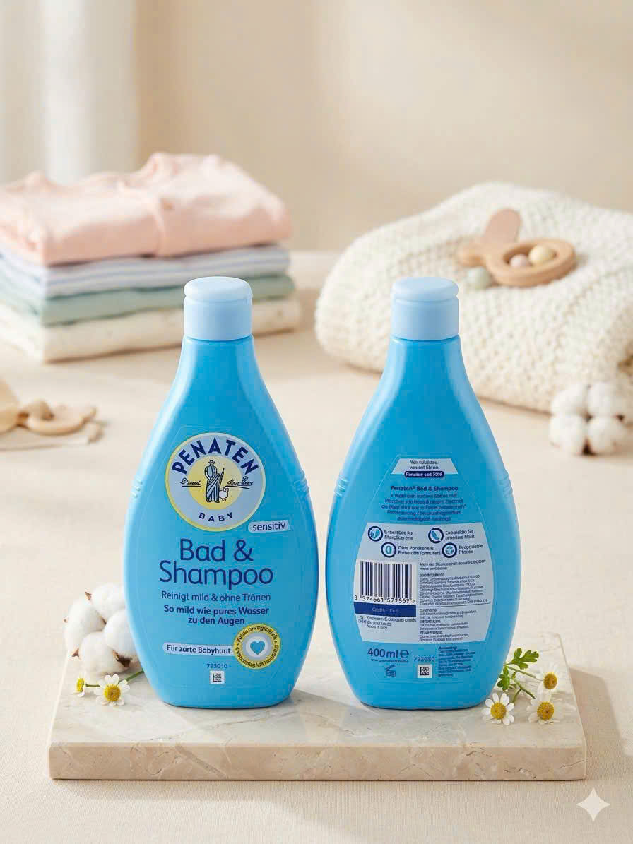 Tắm gội Penaten Bad & Shampoo, 400ml Tắm gội Penaten Bad & Shampoo, 400ml