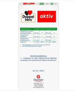 Viên tỏi Doppelherz Knoblauch mit Misteln + Weißdorn, 480 viên