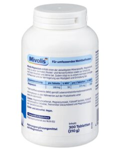 Viên uống bổ sung magie Mivolis Magnesium, 300 viên