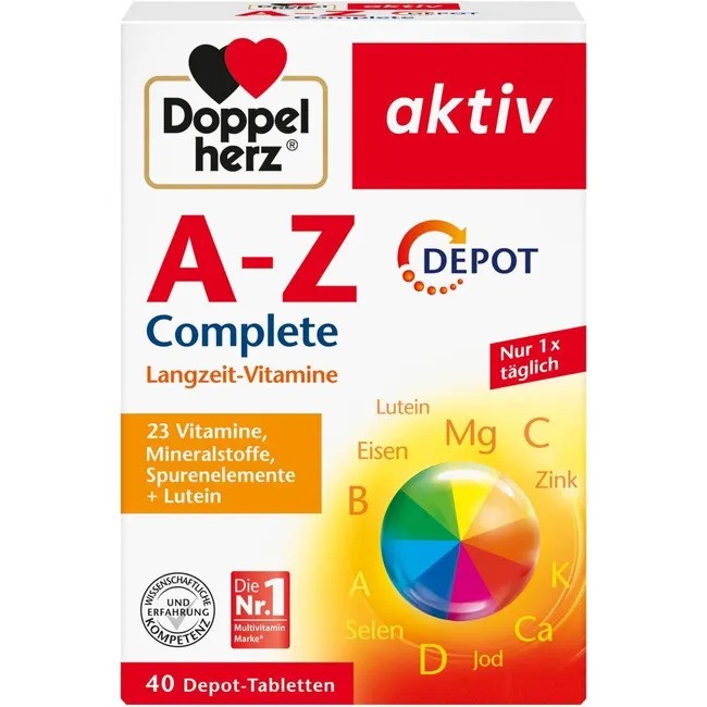 Vitamin tổng hợp Doppelherz A-Z Depot Complete, 40 viên