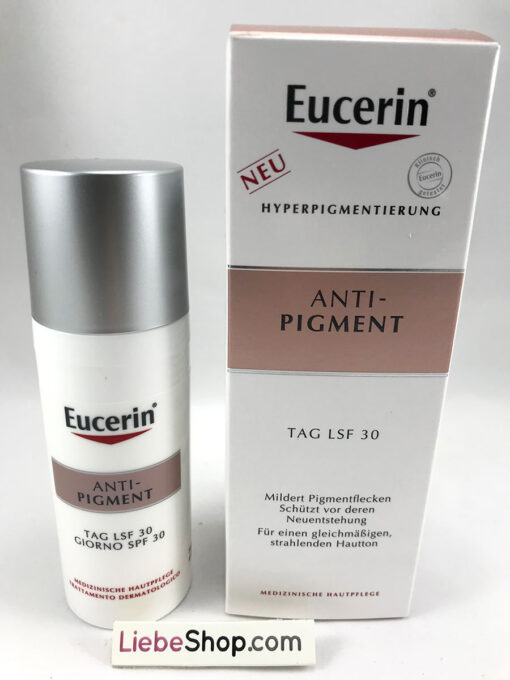 Kem dưỡng da Eucerin Anti-Pigment TAG LFS30 ban ngày - mờ thâm nám, sáng mịn da, 50ml