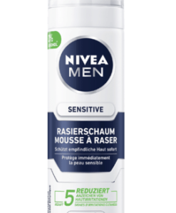 Bọt cạo râu NIVEA MEN Rasierschaum Sensitive cho da nhạy cảm, 200 ml