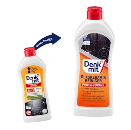 Dung dịch vệ sinh bếp từ Denkmit Glaskeramikreiniger 3in1, 300 ml
