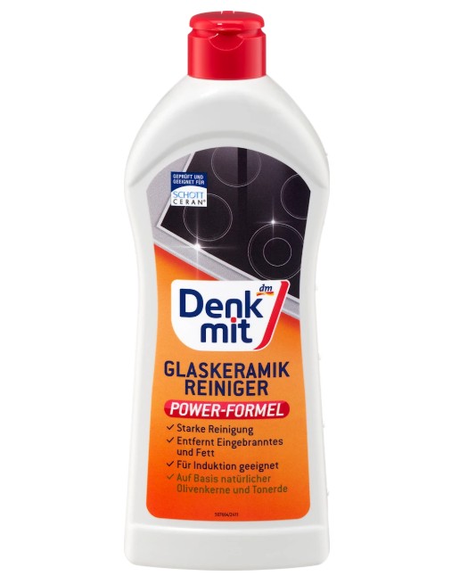 Dung dịch vệ sinh bếp từ Denkmit Glaskeramikreiniger 3in1, 300 ml