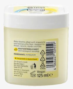 Kem dưỡng ẩm Balea Vaseline chống da khô nứt nẻ, 125 ml