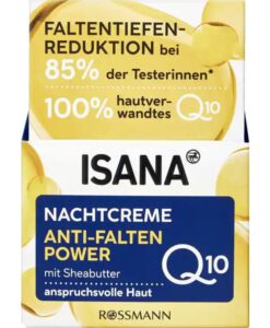 Kem dưỡng da ISANA Q10 Anti-Falten Nachtcreme ban đêm, 50ml