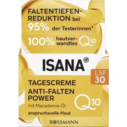 Kem dưỡng da ISANA Q10 Anti-Falten Tagescreme LSF 30 ban ngày, 50ml