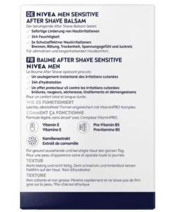 NIVEA MEN After Shave Balsam Sensitive cho da nhạy cảm, 100 ml